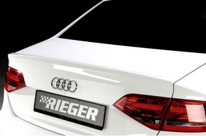 Спойлер на крышку багажника Rieger Audi А4 (B8)
