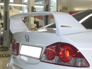 Спойлер высокий составной Mugen Style Honda Civic 4d (2004-2012 г.в.) - Тюнинг ВАЗ Лада VIN: no.18232. 