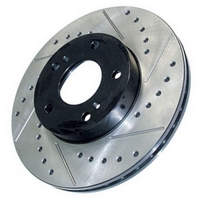 STOPTECH 127.67048L Диск тормозной перед DODGE RAM 1500 2000-2001 Slotted & Drilled Rotor