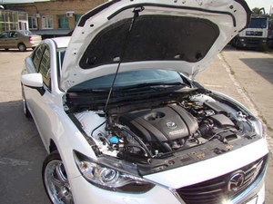 Упор капота Mazda 6 III (2012-), Mazda 3 III (2013-) (в сборе с кронштейном) ТехноМастер