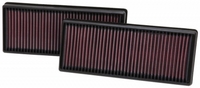 Воздушный фильтр нулевого сопротивления K&N 33-2474 MERCEDES BENZ CLS550; 2012 (2 PER BOX)