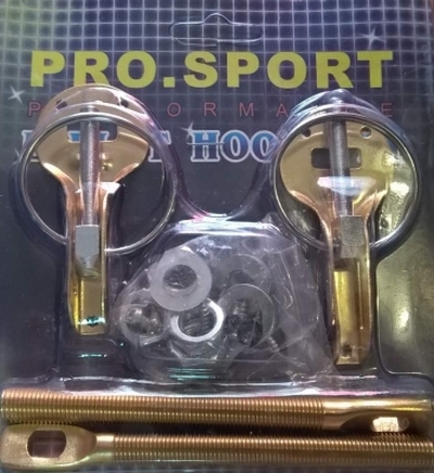 Замки на капот Pro.Sport золотистые - Тюнинг ВАЗ Лада VIN: RS-61177. 