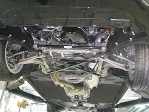 Защита картера и КПП Audi A4 (большая с гидроусилителем) 2008-2013.08 г.в.