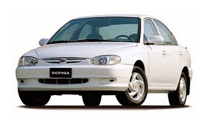Защита картера и КПП Kia Sephia 1997-2001 г.в.
