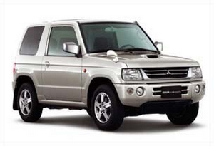 Защита картера и КПП Mitsubishi Pajero Mini с 1994-н.в. (2 части)