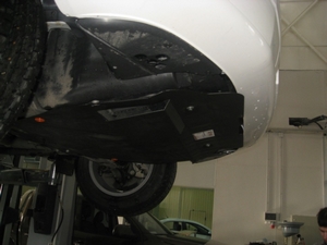 Защита картера и КПП Volkswagen Multivan с 2009-н.в. на пыльник