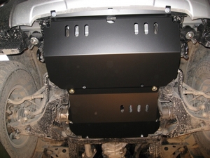 Защита картера и радиатора Mitsubishi L200 2006-2015 г.в. (2 части)