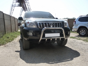 Защита переднего бампера мини с защ. картера Toyota Land Cruiser Prado 120 (2003 - 2009)