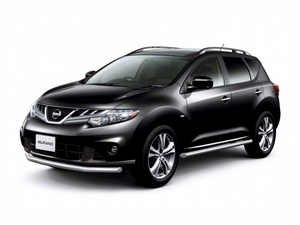 Защита переднего бампера одинарная 63 мм (НПС) Nissan Murano (2009-2013)