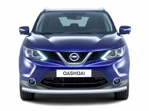 Защита переднего бампера одинарная 63 мм (НПС) Nissan Qashqai 2014-