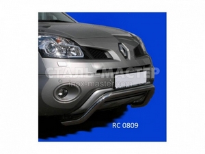 Защита переднего бампера решетка Renault Koleos (2008)