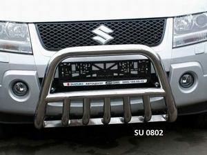 Защита переднего бампера с защитой картера Мини Suzuki Grand Vitara (2008 - 2011)