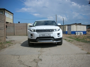 Защита переднего бампера труба двойная Land Rover Range Rover Evoque (2011 - н.в.)