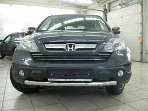 Защита переднего бампера труба Honda CR-V (2007-2009)