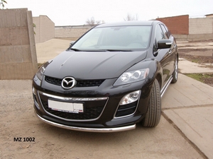 Защита переднего бампера труба Mazda CX-7 (2010)