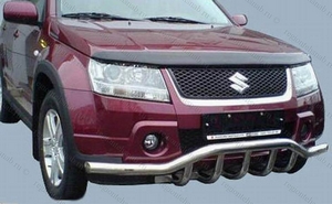 Защита переднего бампера волна Suzuki Grand Vitara (2005 - 2007)