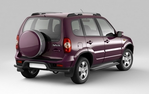 Защита порогов с алюминиевой площадкой 51мм (ППК) Chevrolet Niva 2009- - Тюнинг ВАЗ Лада VIN: no.16875. 