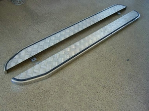 Защита порогов с накладкой лист Honda CR-V (2007-2009)