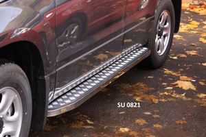 Защита порогов с накладкой лист Suzuki Grand Vitara (2008 - 2011) - Тюнинг ВАЗ Лада VIN: no.22979. 