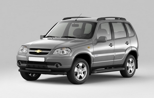 Защита порогов с площадкой 63мм (ППК) Chevrolet Niva 2009-