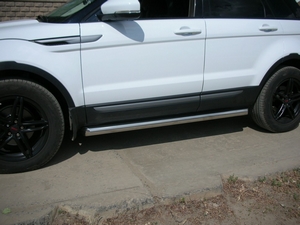 Защита порогов труба Land Rover Range Rover Evoque (2011 - н.в.)