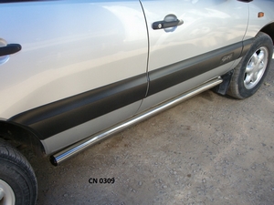 Защита порогов труба ВАЗ 2123 Chevrolet Niva (2003 - 2008) - Тюнинг ВАЗ Лада VIN: no.16863. 