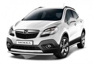 Защита порогов вогнутые 51 мм (НПС) Opel Mokka 2012-