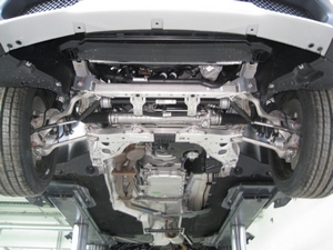Защита радиатора и картера BMW Х1 (E84) 2010-2015 г.в. (1.8i), (2 части)