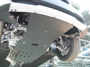 Защита радиатора и картера BMW Х1 (E84) 2010-2015 г.в. (1.8i), (2 части)