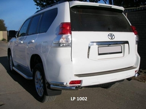 Защита угловая труба двойная Toyota Land Cruiser Prado 150 (2010 - 2013) - Тюнинг ВАЗ Лада VIN: no.24071. 