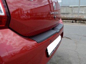 Защита заднего бампера №4 KART RS NEW для Renault Sandero (Renault Sandero Stepway)