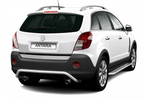 Защита заднего бампера 51 мм (НПС) Opel Antara 2011-