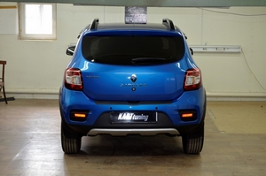 Защита заднего бампера KART RS NEW для Renault Sandero (Renault Sandero Stepway)