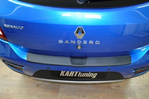Защита заднего бампера KART RS NEW для Renault Sandero (Renault Sandero Stepway)