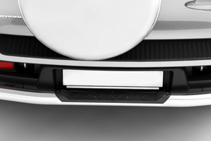 Защита заднего бампера с накладкой 63мм (НПС) Chevrolet Niva 2009-