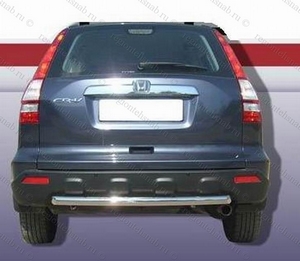 Защита заднего бампера труба Honda CR-V (2007-2009)