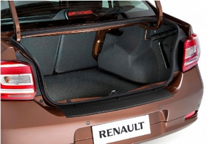 Защитная накладка на задний бампер Renault Logan II