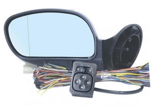 Зеркала заднего вида Логан НЛ-Уго Asf с электроприводом, повторителем поворота и обогревом для Renault Logan, Sandero, Duster, LADA Largus
